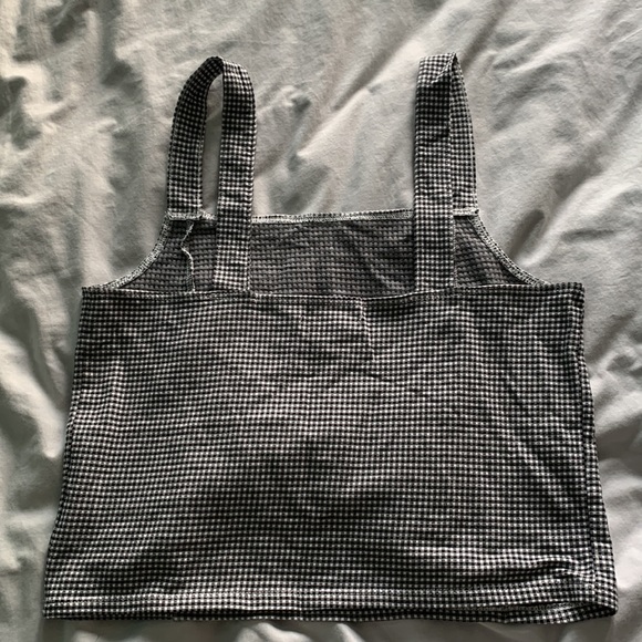 American eagle checkered cropped tank top - Picture 2 of 3